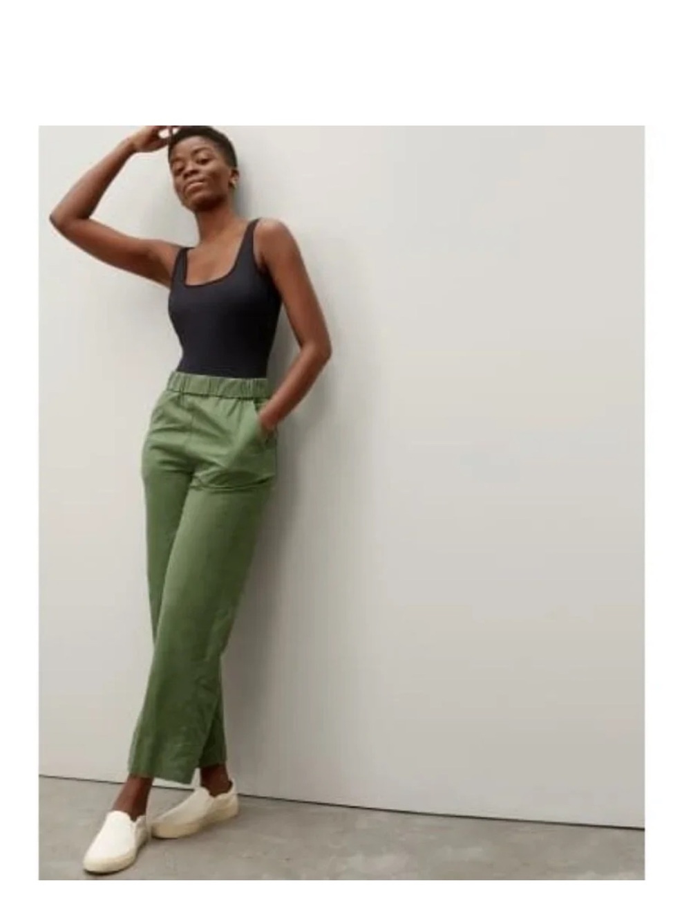 BROWN Everlane “The Easy” Pants